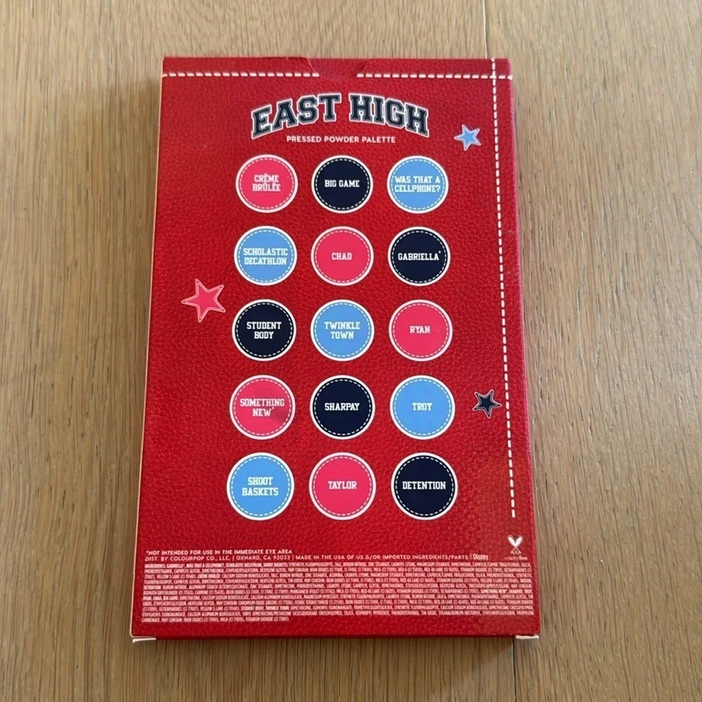 NWT ColourPop East High Eyeshadow Palette new pressed powder makeup eyeshadow 15